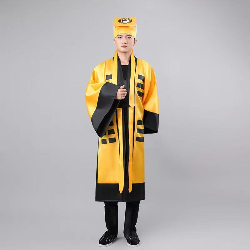 (CÓ SẴN) Trang Phục Pháp Sư, Trang Phục Đạo Sĩ, Quần Áo Pháp Sư, Quần Áo Đạo Sĩ - Loại Vải Đẹp