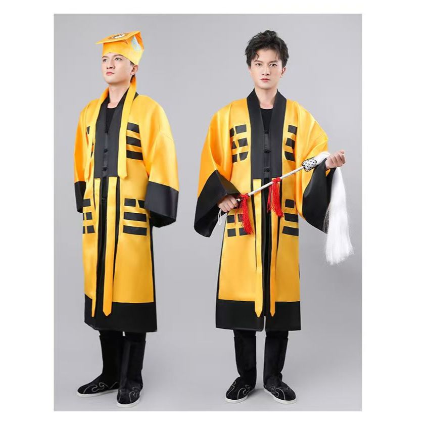 (CÓ SẴN) Trang Phục Pháp Sư, Trang Phục Đạo Sĩ, Quần Áo Pháp Sư, Quần Áo Đạo Sĩ - Loại Vải Đẹp