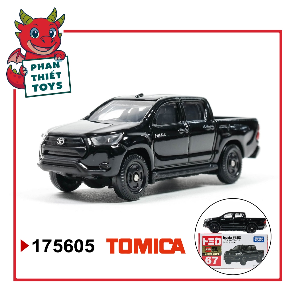 Mô hình xe Toyota Hilux No.67-10 tỉ lệ 1:70 Tomica 175605