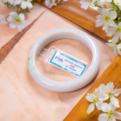 Vòng Cẩm Thạch Type A Ni 56.89 Mã 325597 Kèm Giấy Kiểm Định P.N.J - Ngọc Trai Trường Thịnh