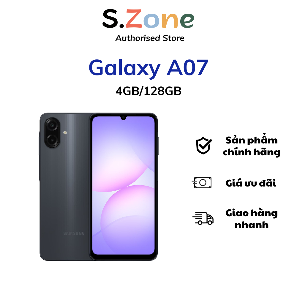 Điện Thoại Samsung Galaxy A07 4GB/128GB - Hàng Chính Hãng