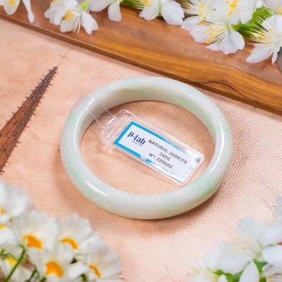 Vòng Cẩm Thạch Type A Ni 56.97 Mã 325602 Kèm Giấy Kiểm Định P.N.J - Ngọc Trai Trường Thịnh