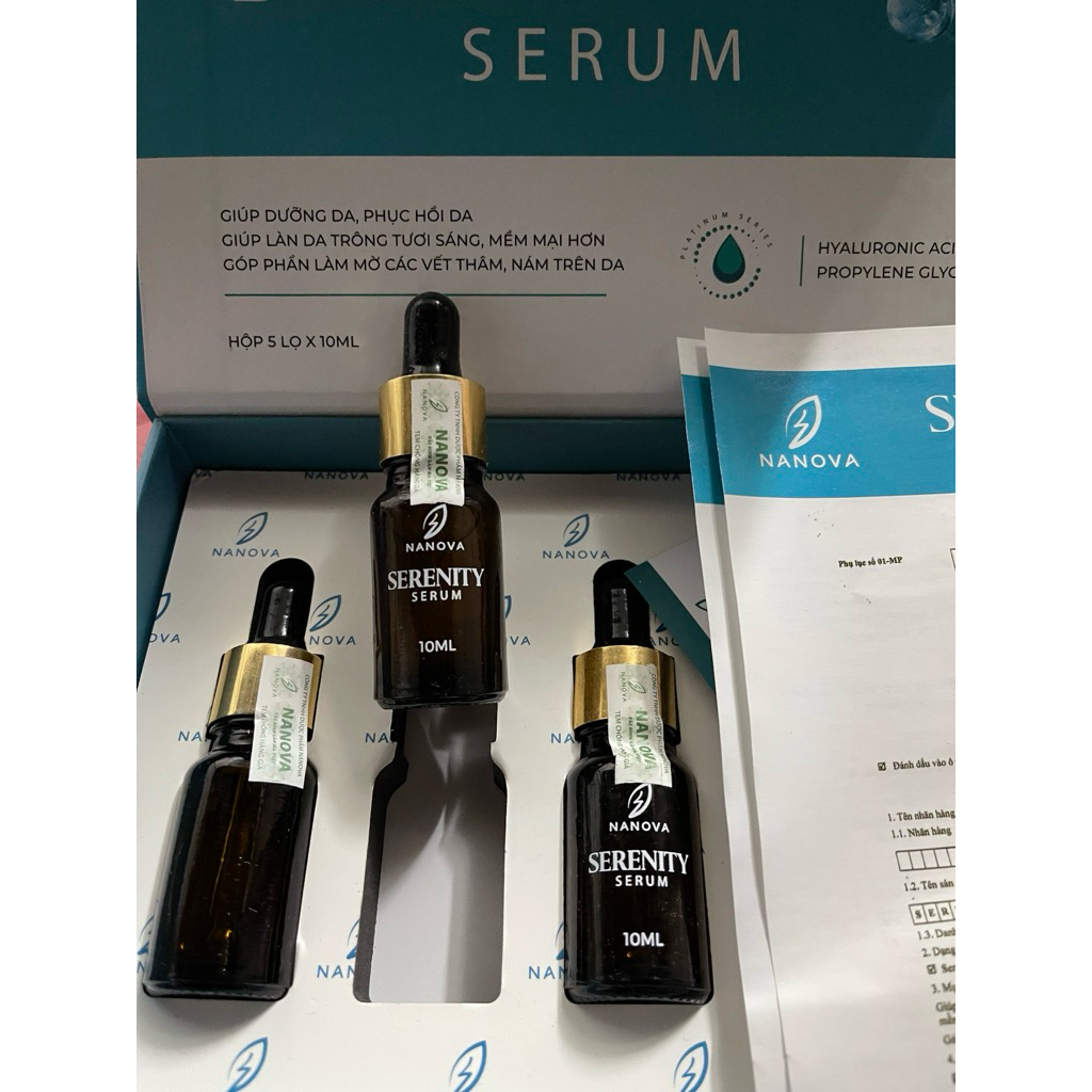 1 lọ Serum siêu phục hồi SERENITY 10ml NANOVA