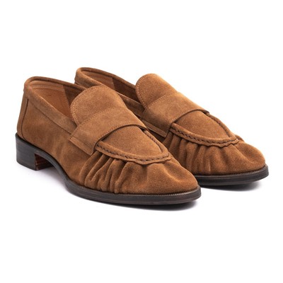 Giày Tây Cao Cấp HAKAU LOAFER SUEDE - LFF06 - Da Bò Cao Cấp Lót Trong Da Bò Mộc -  Be Classy