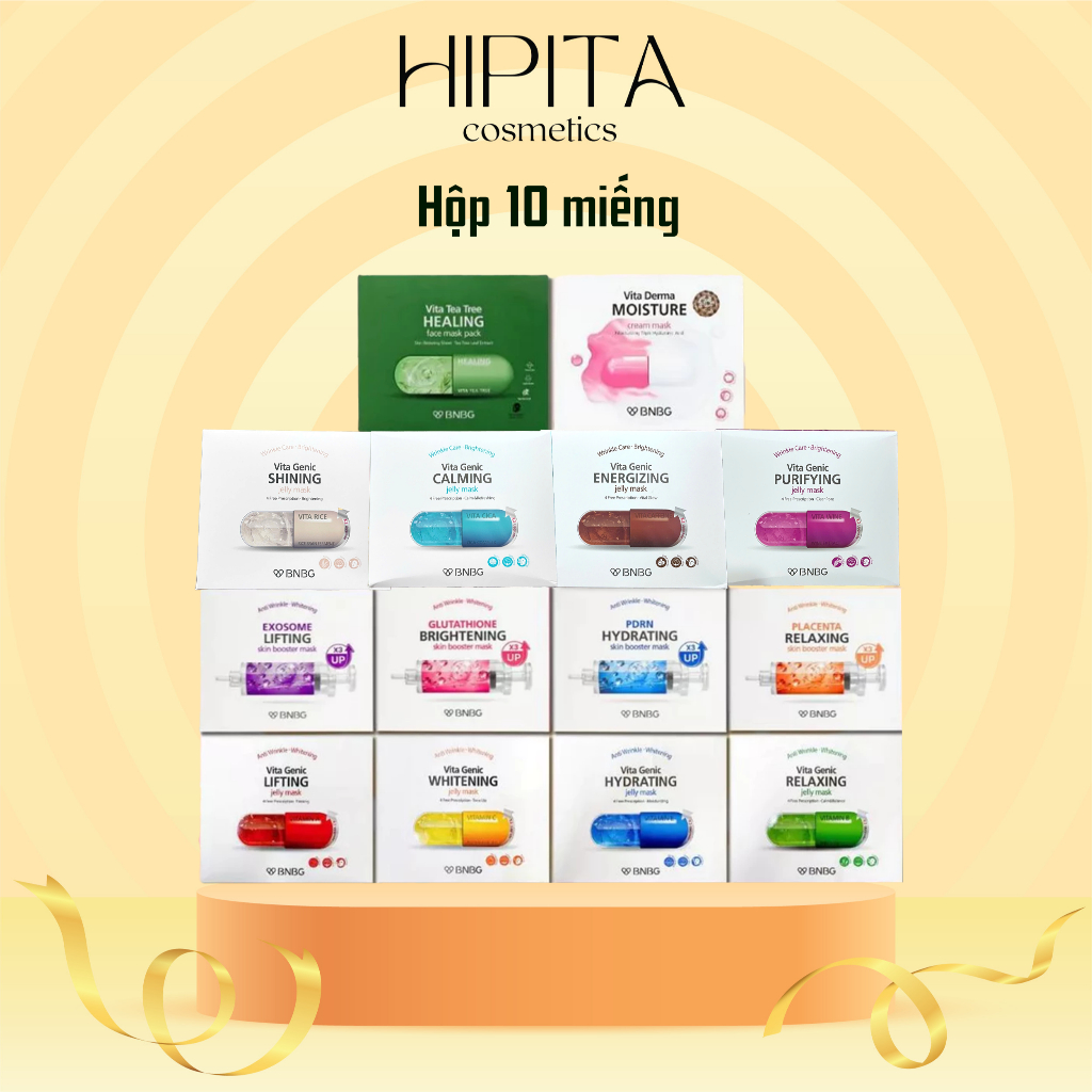 (HỘP 10 MIẾNG) Mặt Nạ BNBG Mask