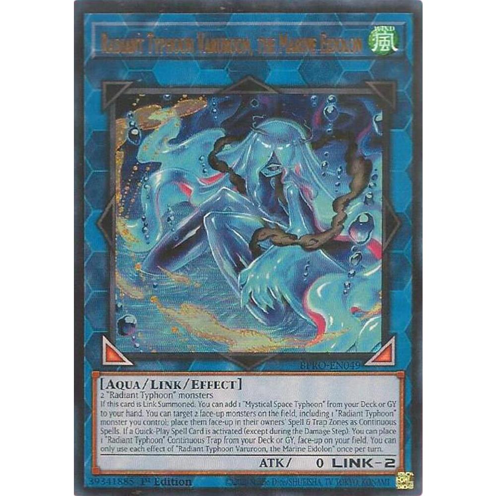 (PhUyên) Thẻ bài TCG-UK Radiant Typhoon Varuroon, the Marine Eidolon - Burst Protocol (BPRO)