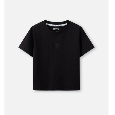 Áo Thun BOO Form Babytee Ngắn Chất Liệu Cotton 100% Thêu Logo BOO