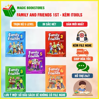 Sách - Family And Friends - phiên bản 1ST Combo 2 Cuốn Class Book + WorkBook-Magic BookStores