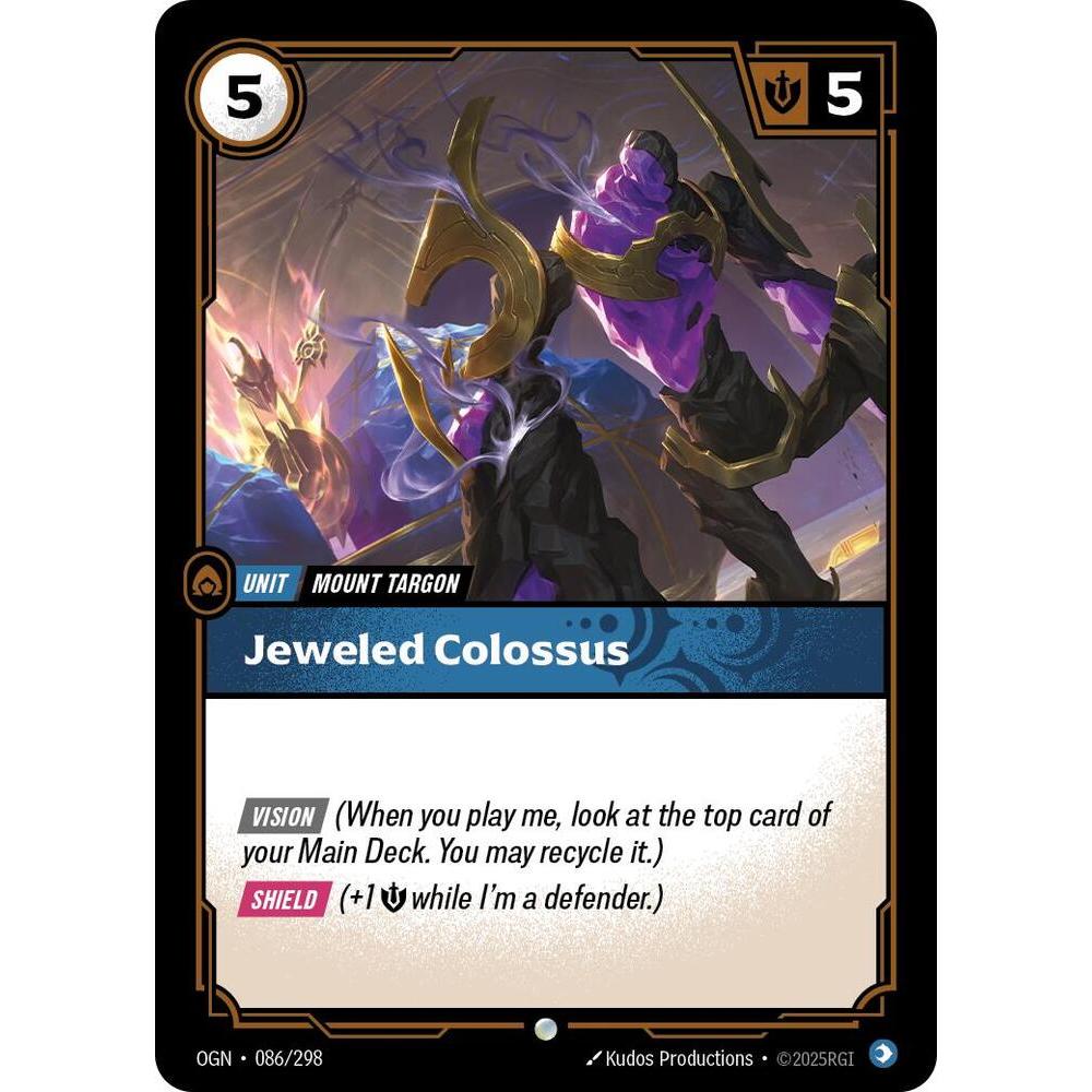 Thẻ Bài Riftbound Mã OGN-086/298 - Jeweled Colossus - Unit - Common