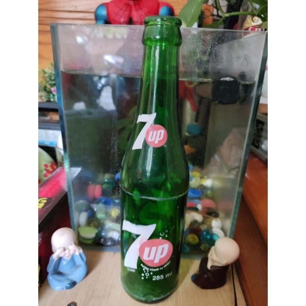 vỏ chai 7 up cũ 7up sưu tầm