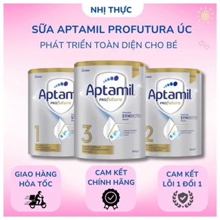 Sữa Aptamil Profutura Úc 1 2 3 4 hỗ trợ bé tiêu hóa, phát triển toàn diện dành cho bé hộp 900G
