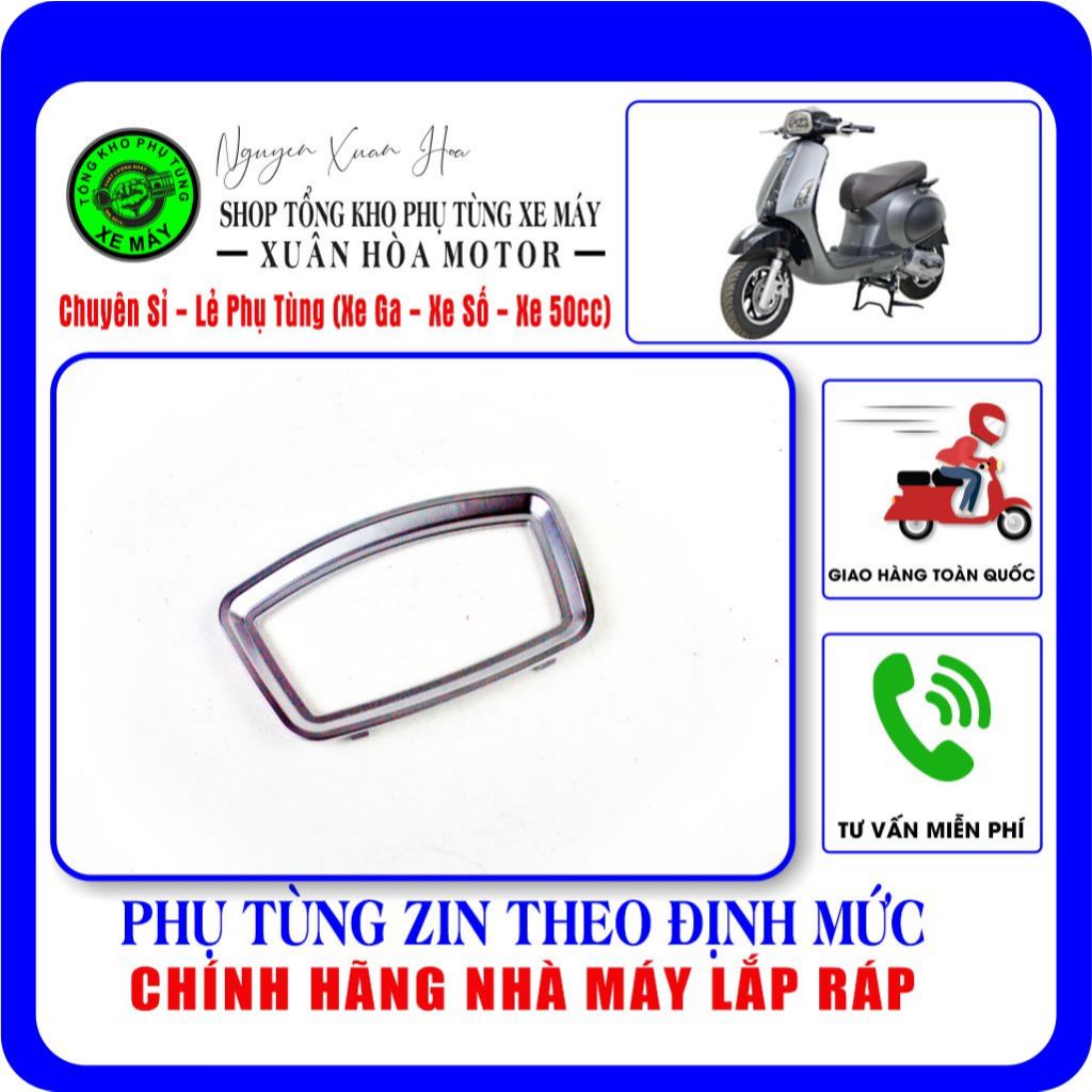 Vành đồng hồ/ Viền đồng hồ Vespa Nio Plus/ Vespa Nioshima (Chất liệu nhựa ABS, hàng nhập khẩu chính 