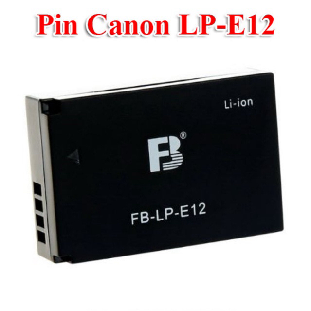 Pin Canon Lp-E12 cho máy ảnh canon eos m2 m1 m10 m100 100D M50