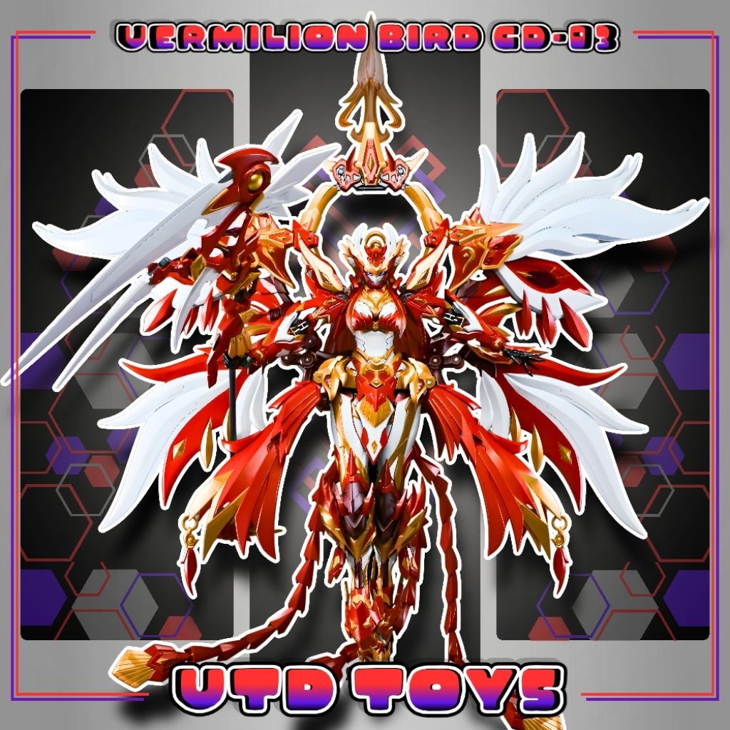 [CÓ SẴN] Mô hình lắp sẵn CANGDAO - CD 03 - Chu Tước Hợp Kim Cao Cấp