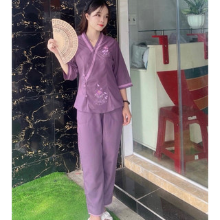 Tim Viền Nữ # BàLai Viền# Đồ Lam Đi Chùa Nữ