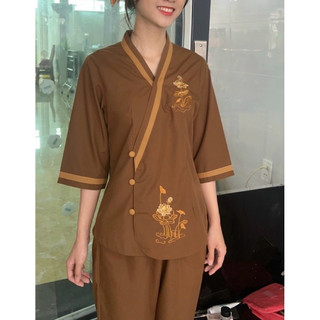 Tim Viền Nữ # BàLai Viền# Đồ Lam Đi Chùa Nữ