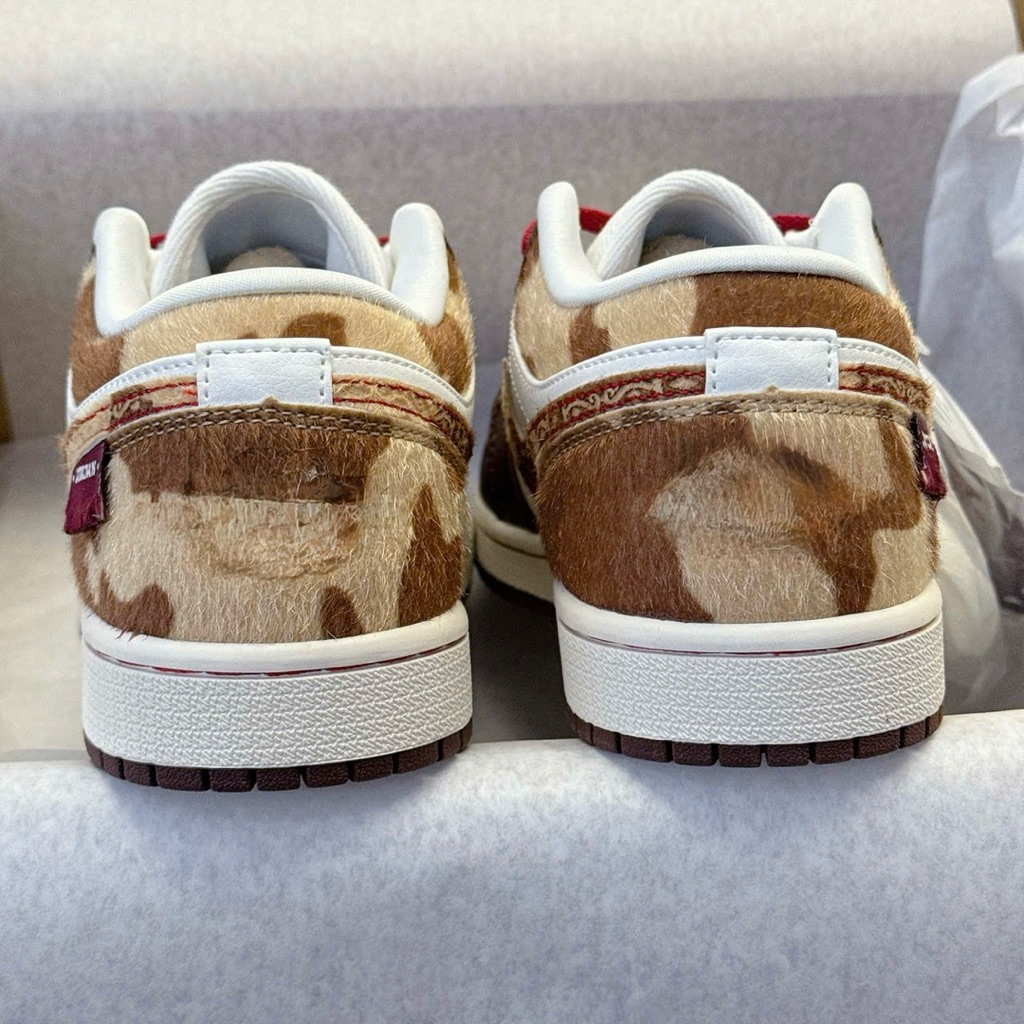 Giầy thể thao 2xstore đốm loang màu nâu thấp cổ chất đẹp Fullbox