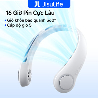 JisuLife Neck Fan Plus Quạt Đeo Cổ Pin Trâu Dùng Lâu 3 Tốc Độ Nhẹ Gọn Tiện Mang Theo Du Lịch Hàng Ngày
