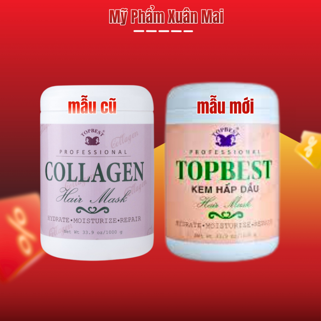Kem ủ tóc Topbest Collagen 500ml/1000ml