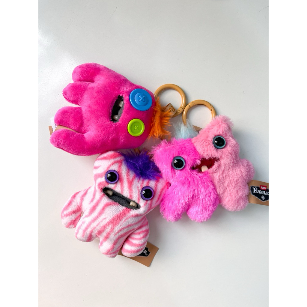 𝐅𝐮𝐠𝐠𝐥𝐞𝐫 𝐁𝐚𝐛𝐲 𝐏𝐢𝐧𝐤𝐥𝐞𝐬 (Có hộp)• Móc Khóa Gấu Bông Đồ Chơi Chính Hãng