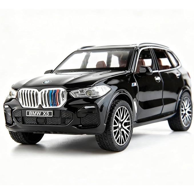 Mô hình xe BMW X5 SUV tỉ lệ 1:32 - Full kim loại, có đèn và nhạc || BMW X5 1:32 Diecast Model Car - 