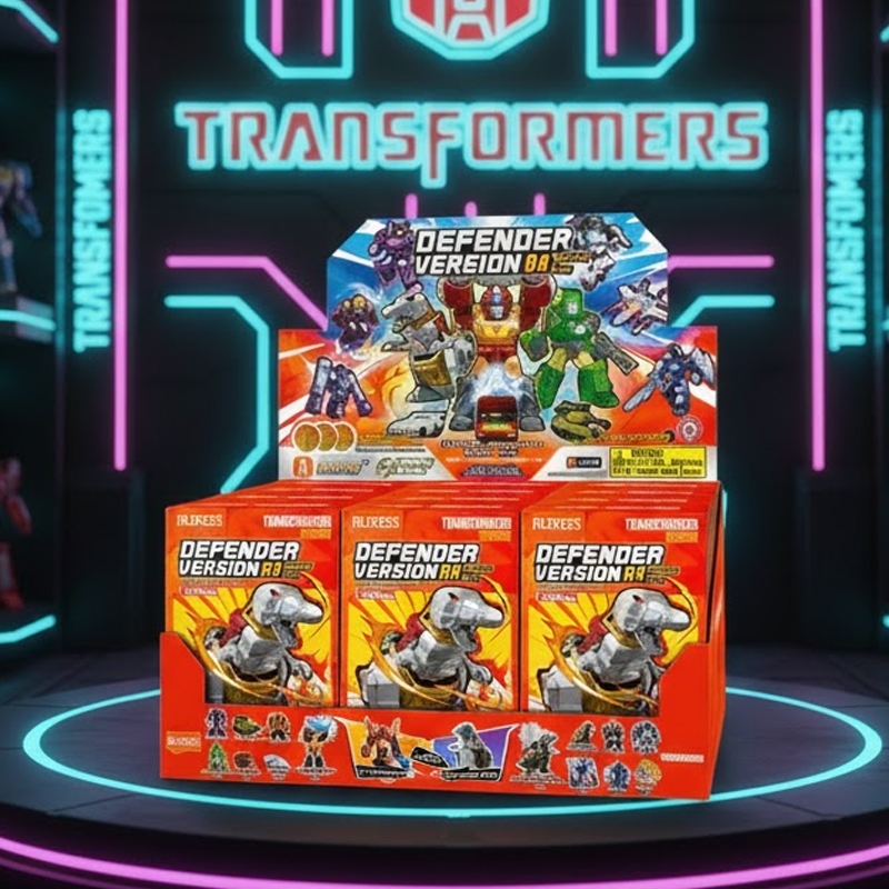 Mô Hình Blind Box Transformers DV04 Tyrants Fury – Blokees | Full Bộ Chính Hãng