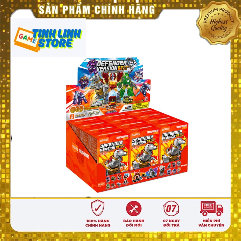Mô hình Blind Box Transformers - DV04 - Tyrants Fury - Blokees - Full Bộ