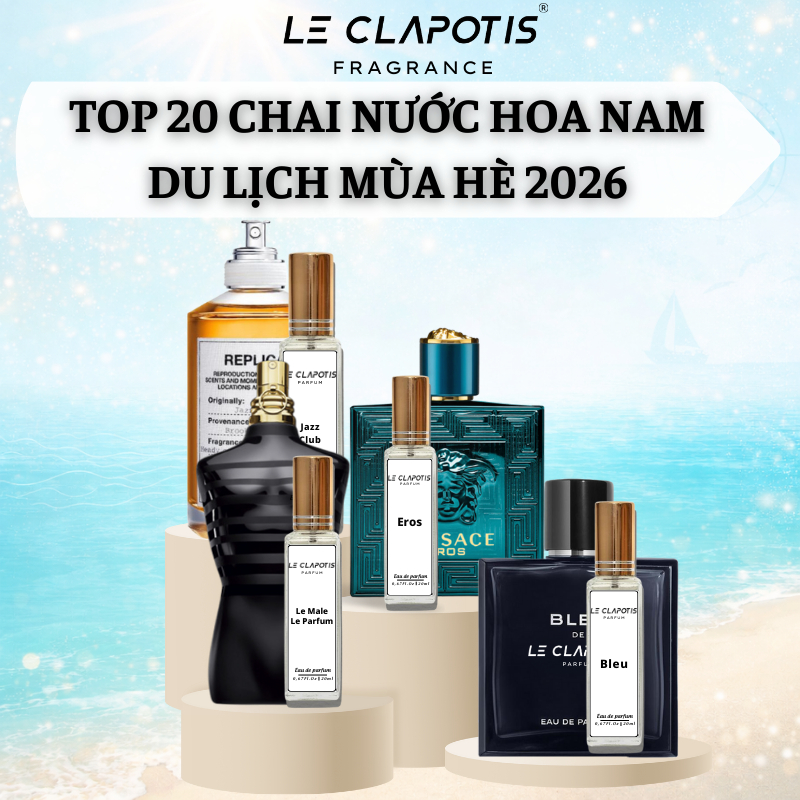 Nước Hoa Nam Chính Hãng Du Lịch Mùa Hè 2026 Hương Mát Mẻ Thanh Cao Dễ Chịu Không Nồng