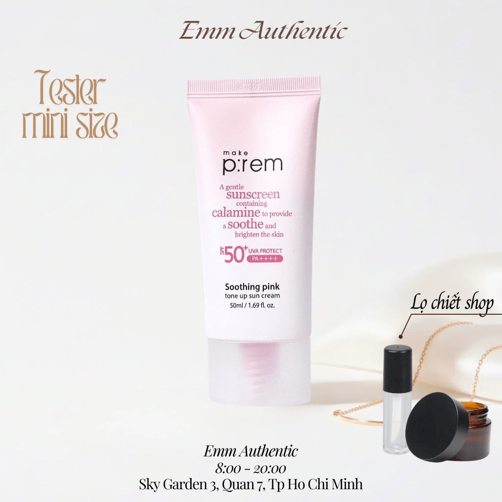 [CHIẾT CHÍNH HÃNG/ MINI SIZE] Kem Chống Nắng Vật Lý Make Prem SPF 50+ PA++++