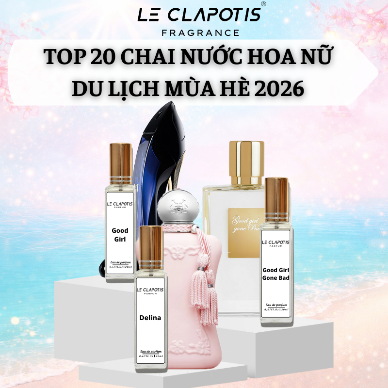 Nước Hoa Nữ Thơm Lâu Dùng Đi Du Lịch Hè 2026 Hương Thơm Nhẹ Nhàng Thanh Thoát Không Nồng 20ml