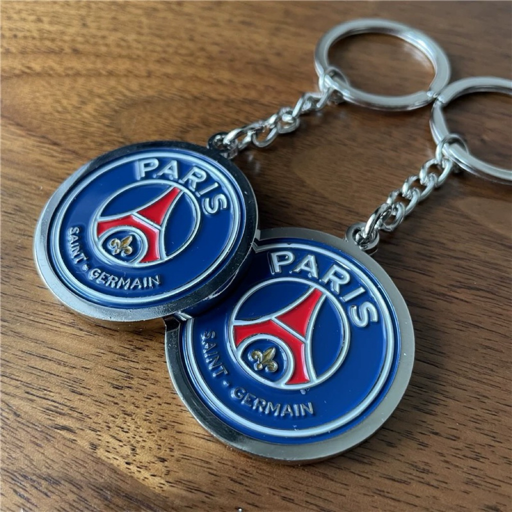 Móc khoá CLB Ligue1 - logo 2 mặt (2 side logo) đội chủ sân Công Viên các Hoàng Tử Pa-ri
