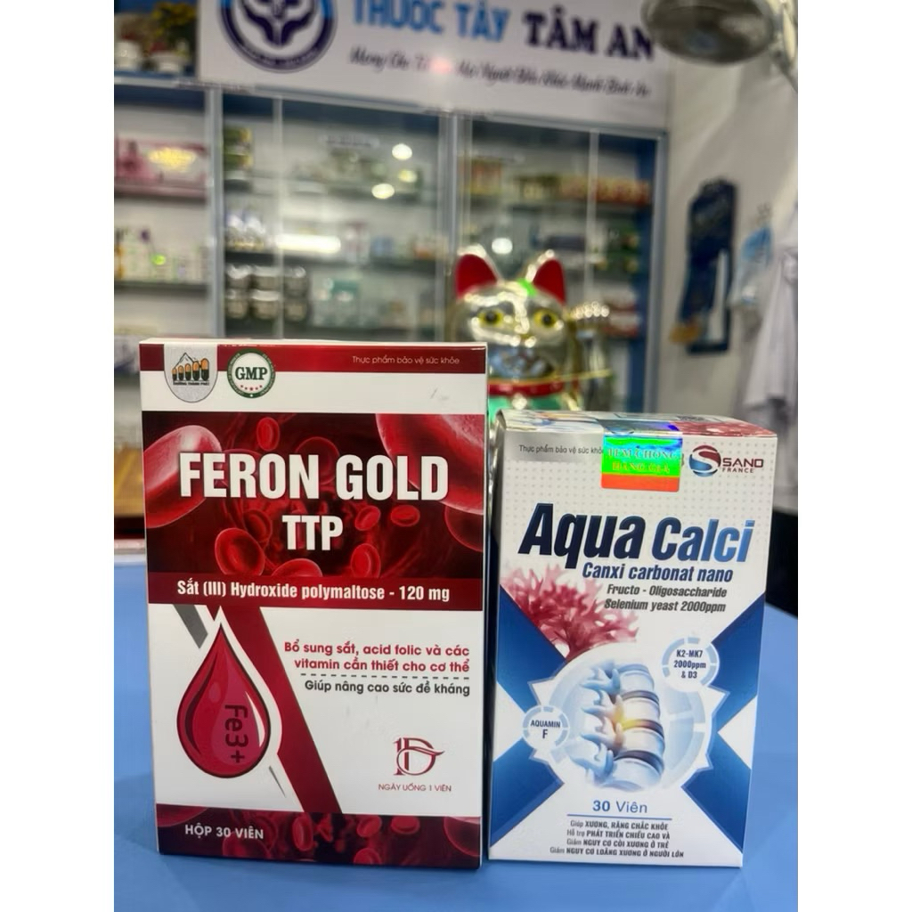 Combo Canxi + Sắt Acid Folic dành cho bà bầu 🤰