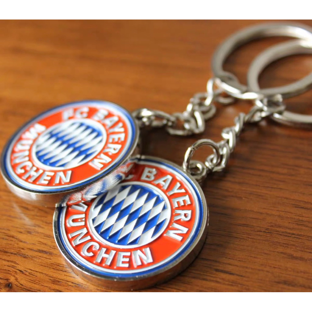 Móc khoá CLB Bayern Hùm Xám xứ Bavaria (2 mặt - logo CLB)