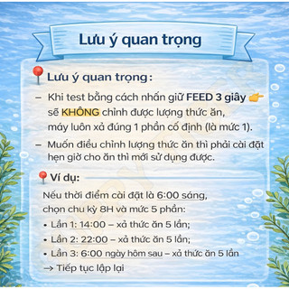 MÁY CHO CÁ ĂN TỰ ĐỘNG SOBO DA-06 ( ĐIỀU CHỈNH ĐƯỢC THỜI GIAN VÀ PHÂN LƯỢNG THỨC ĂN )