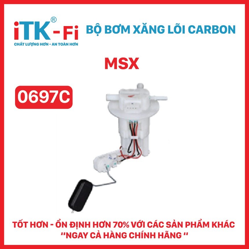 Bộ Bơm Xăng Honda MSX 125, MSX SF Cao Cấp (iTK) [ 0697 C ]