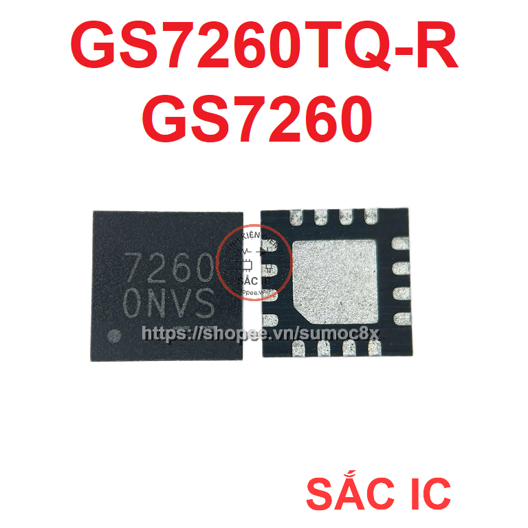 [G26] GS7260 GS7260TQ-R 7260 ic nguồn trên bo mạch - Mới nguyên bản - Original NEW