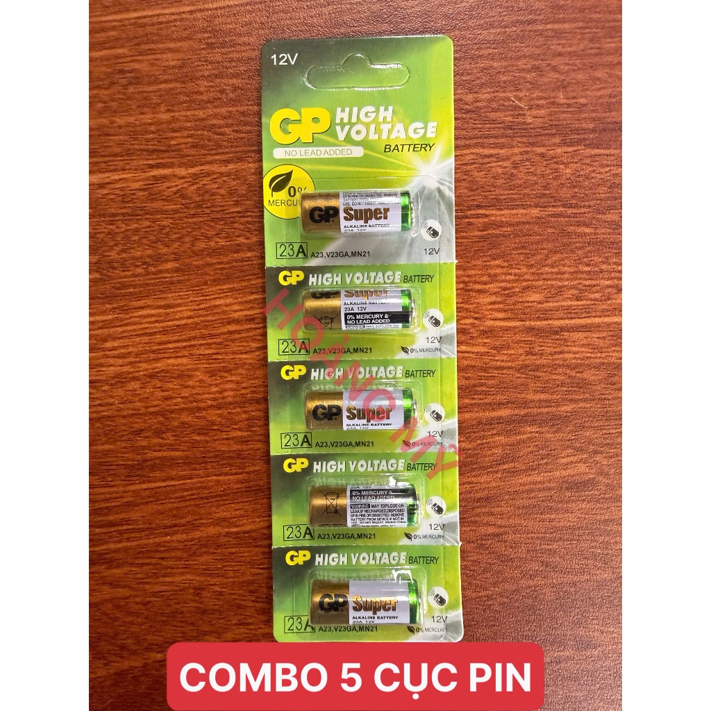 PIN CHUÔNG REMOTE 12V, A23