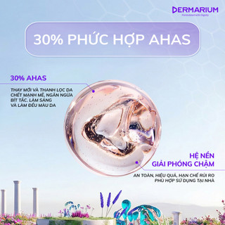 Serum peel da an toàn 30% AHAS Dermarium Bittersweet giúp tẩy tế bào da chết, hỗ trợ giảm mụn, sáng da 10ml