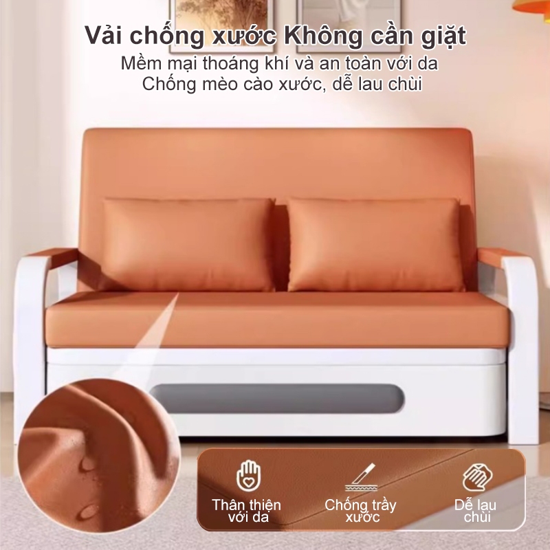 ALVIN Giường sofa gấp gọn có khung thép và nhiều kích thước khác nhau | BigBuy360 - bigbuy360.vn