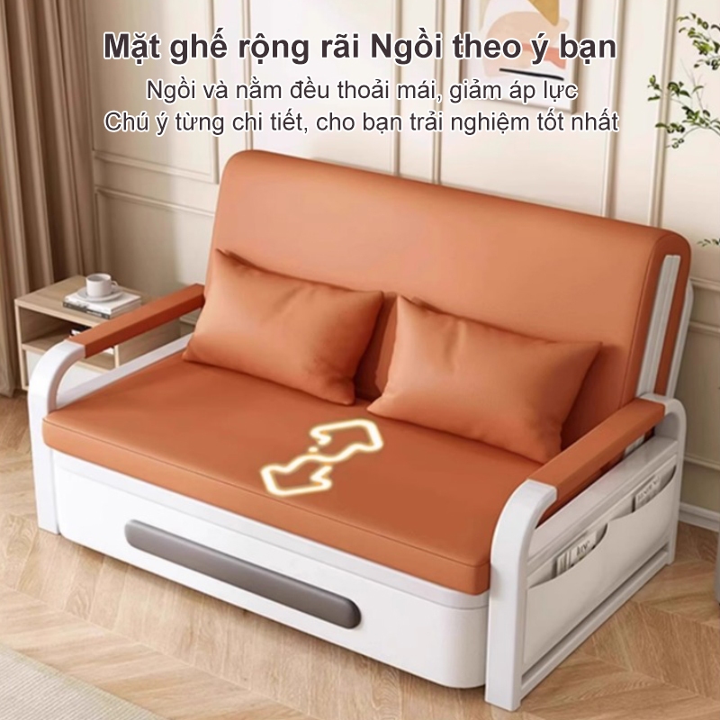 ALVIN Giường sofa gấp gọn có khung thép và nhiều kích thước khác nhau | BigBuy360 - bigbuy360.vn