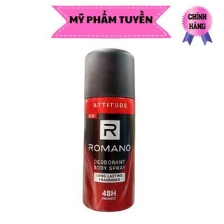 Xịt Khử Mùi Toàn Thân Romano Attitude 150ml