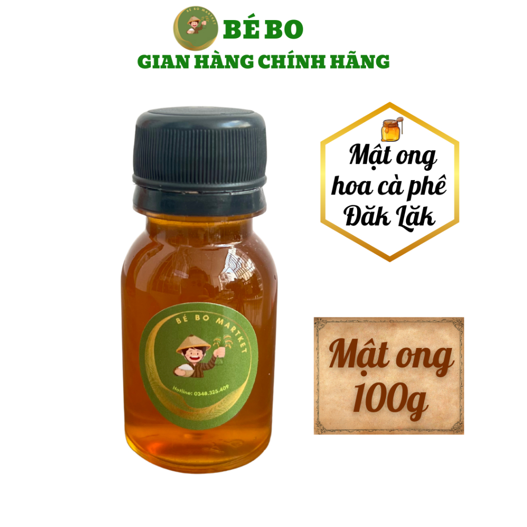 Mật Ong Nguyên Chất Bé Bo 100G