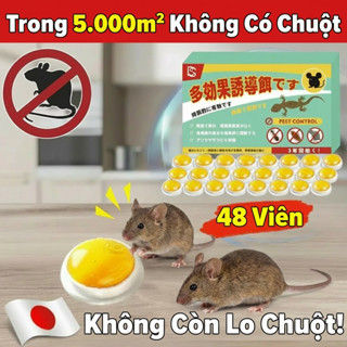 【Mua 1 Tặng 1】Nhà sạch không còn chuột 100%!🐭 Thuốc diệt chuột sinh học bả diệt chuột 1 hộp 24 viên