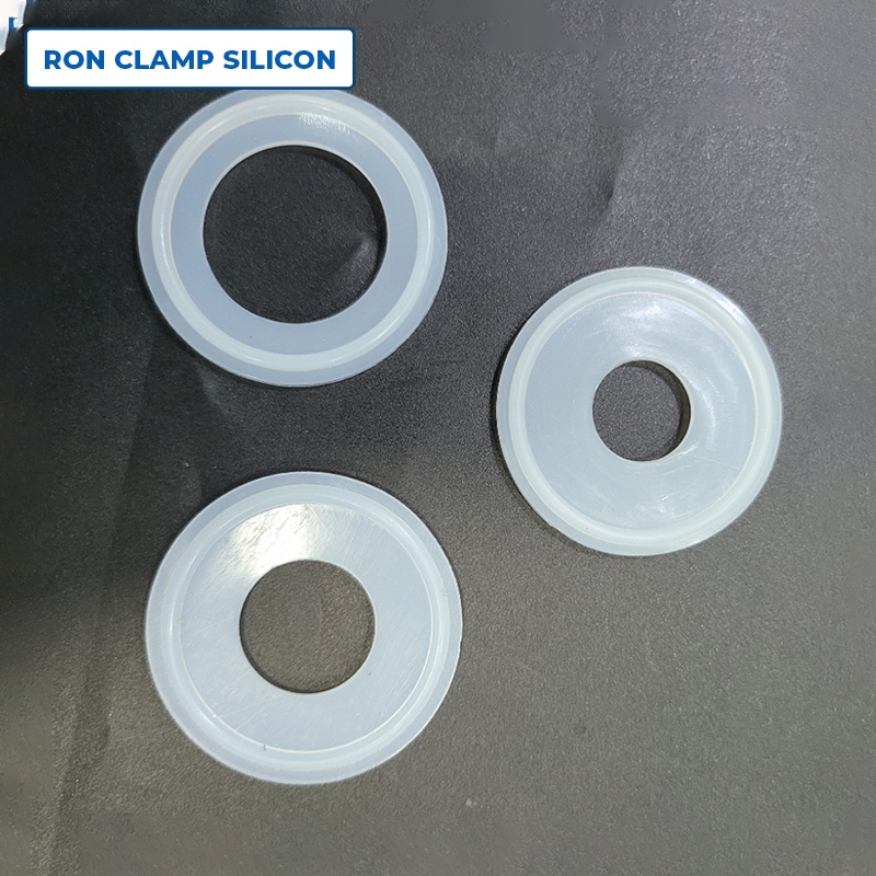 Ron Silicon, Gioăng clamp khớp nối nhanh inox, ron clamp silicon, miếng đệm silicon dùng cho clamp