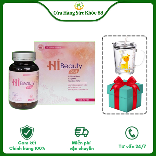 BỘ SẢN PHẨM HI HI BEAUTY - Hổ Trợ Dưỡng Trắng Da Sạch Nám, Ngăn Ngừa Lão Hóa