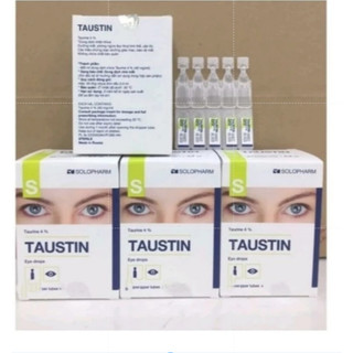 TAUSTIN 4% (hộp 20 ống x 1 ml ) dưỡng mắt nhân tạo không chất bảo quản giúp bổ sung nước mắt nhân tạo cho mắt, giảm khô