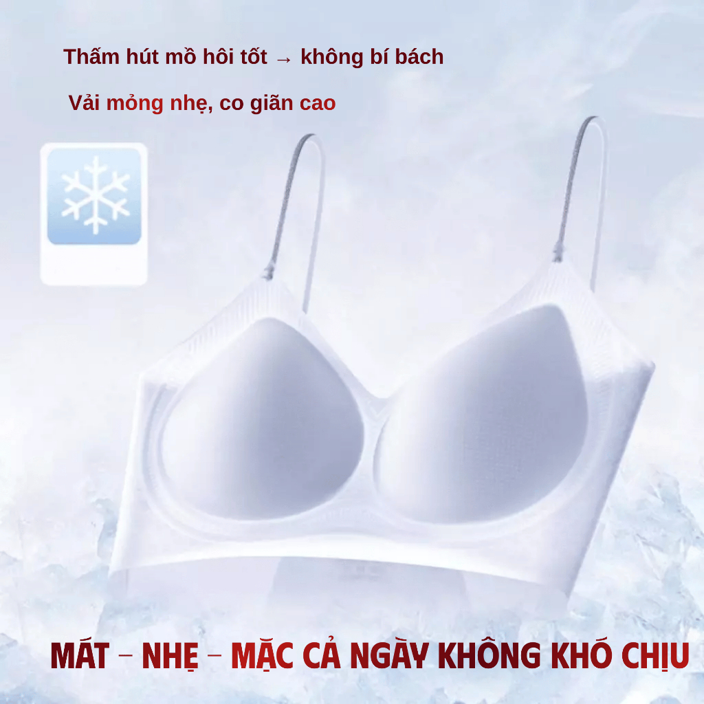 Áo lót nữ không gọng tàng hình Santony nâng đỡ tự nhiên, mút ngực thoáng khí cứu tinh mùa hè 8818 | BigBuy360 - bigbuy360.vn