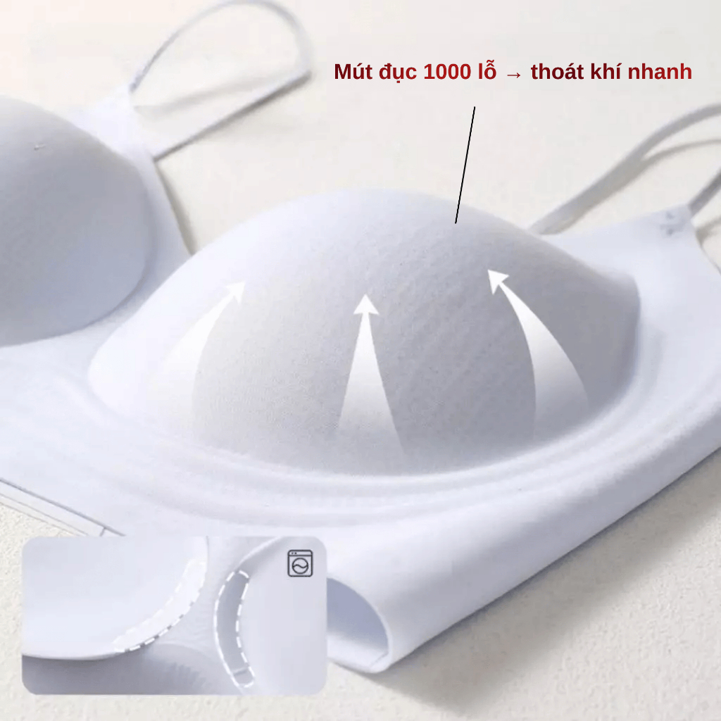 Áo lót nữ không gọng tàng hình Santony nâng đỡ tự nhiên, mút ngực thoáng khí cứu tinh mùa hè 8818 | BigBuy360 - bigbuy360.vn