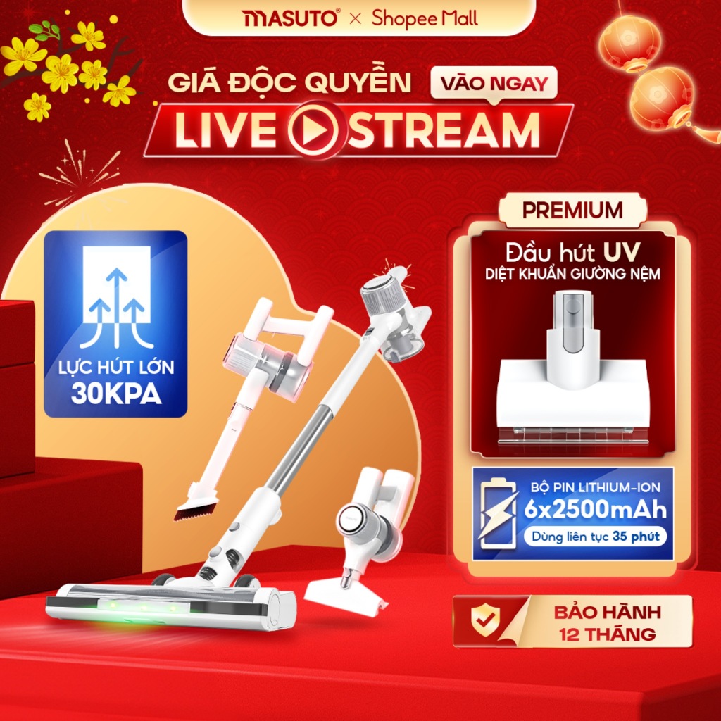 Top 8 Máy Hút Bụi Cầm Tay Masuto Đáng Mua Nhất Năm 2026