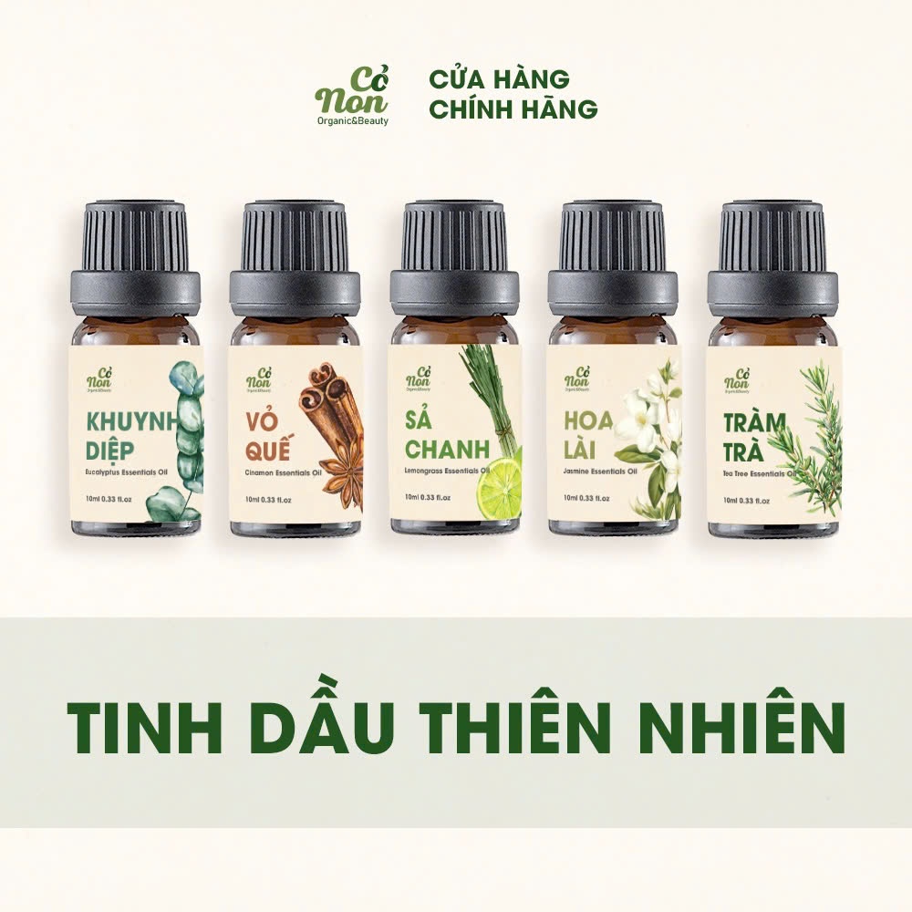 Tinh dầu thiên nhiên nguyên chất Cỏ Non 10ml nhiều mùi hương lựa chọn
